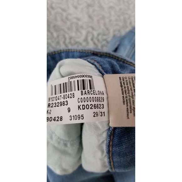 Mavi Barcelona Jeans High Rise Wide Leg Light Wash 29/28 - Picture 4 of 9